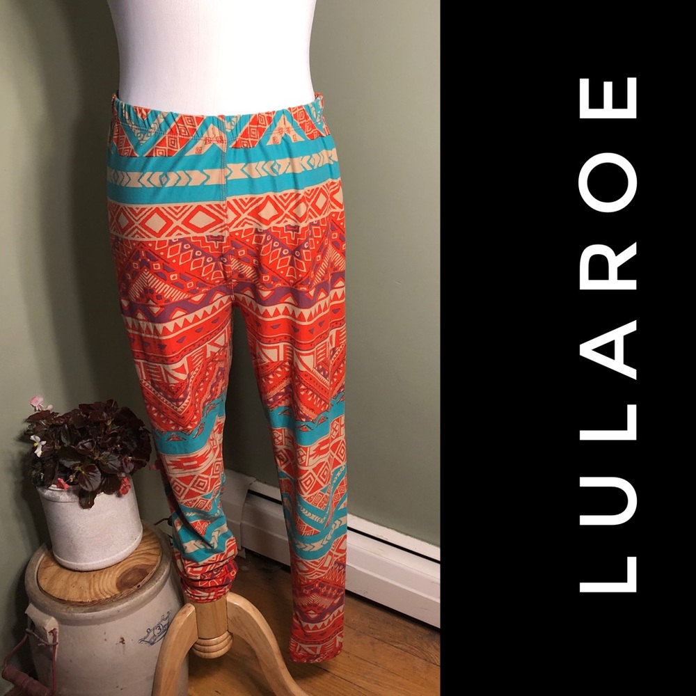 Tc Lularoe Leggings In An Aztec Print. - image 5